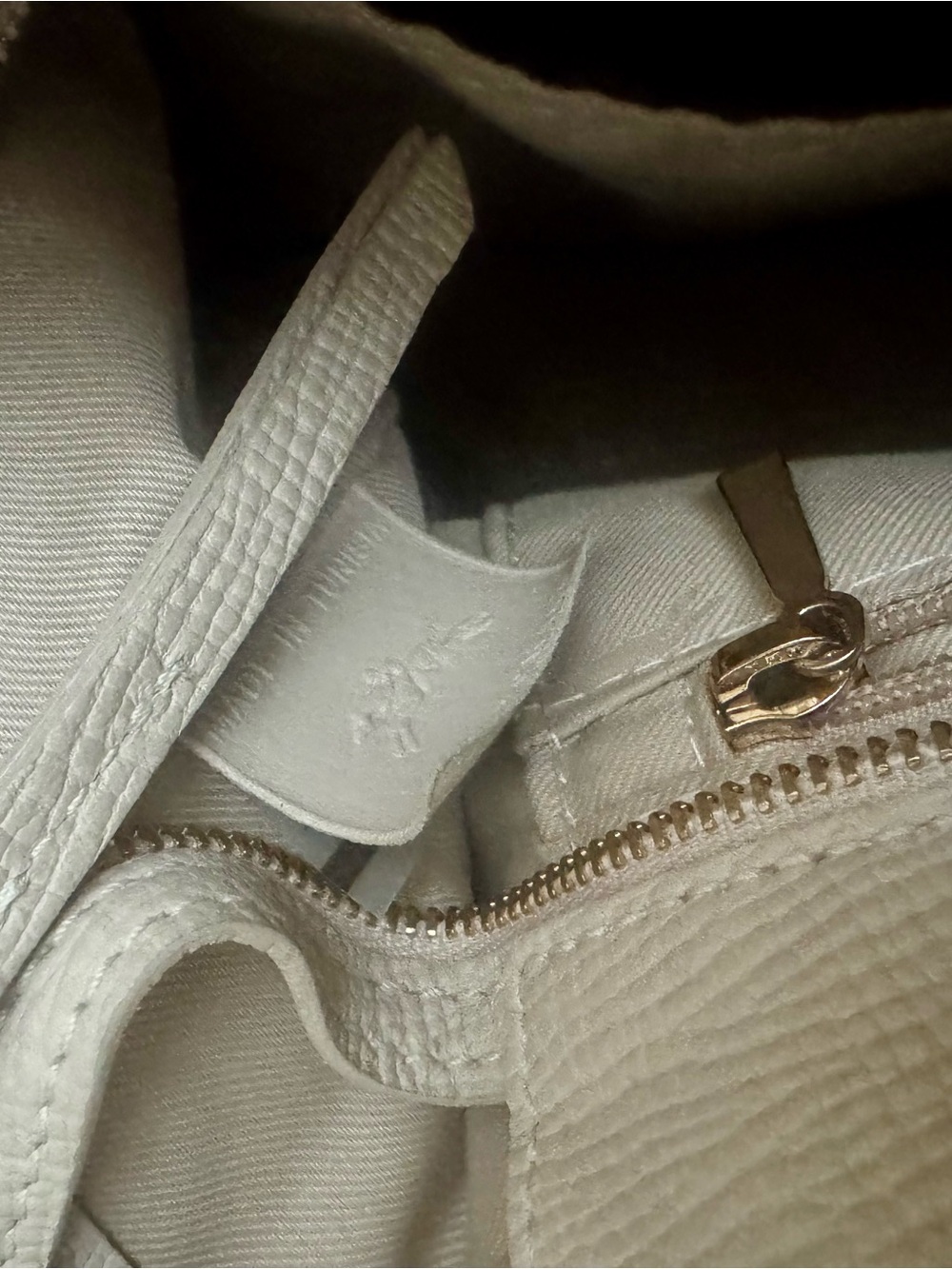 Longchamp Mailbox Leather Tote Chalk - Picture 12 of 13